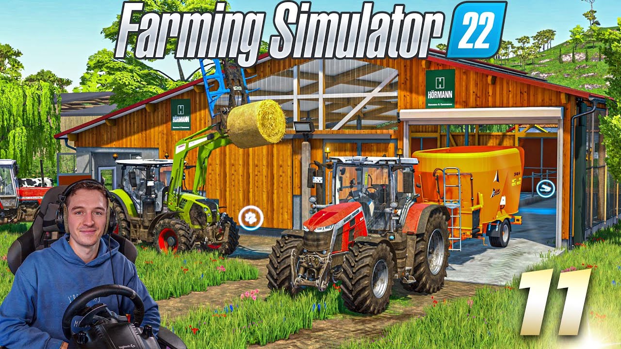 ENFIN LES VACHES ! FARMING SIMULATOR 22 ! Carrière Suivie #11