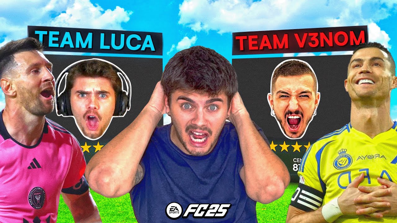 TEAM LUCA VS TEAM V3NOM SU FC25 🎮⚽️