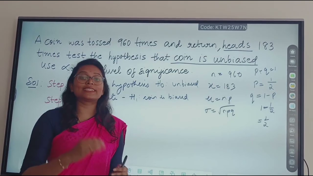 problem on Testing of hypothesis of large sample