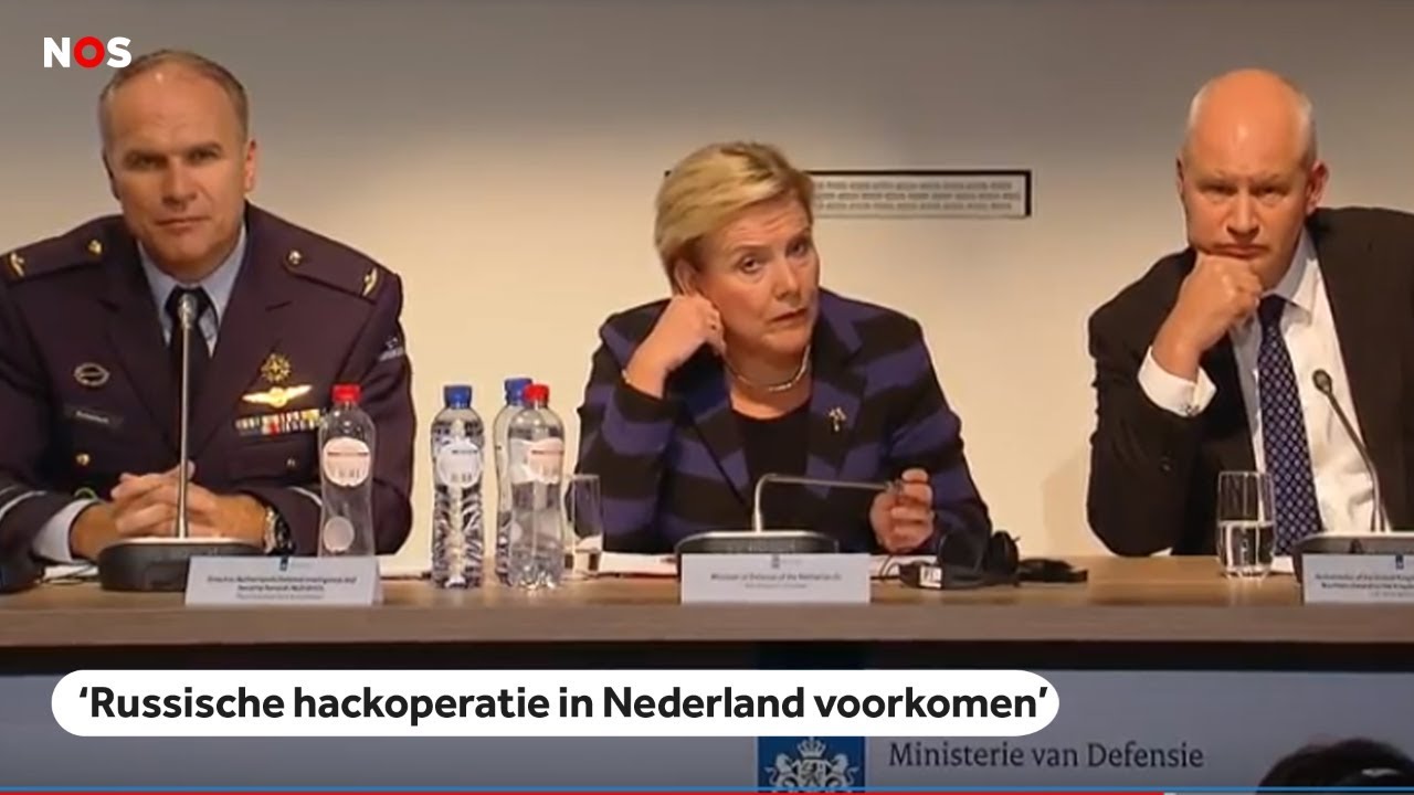 LIVE: MIVD: Russische hack van OPCW voorkomen, MH17-onderzoek ook doelwit