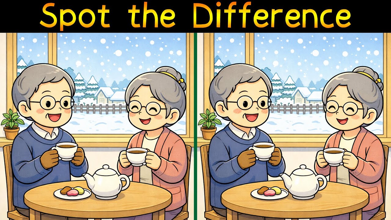 Spot the Differences While Having Tea