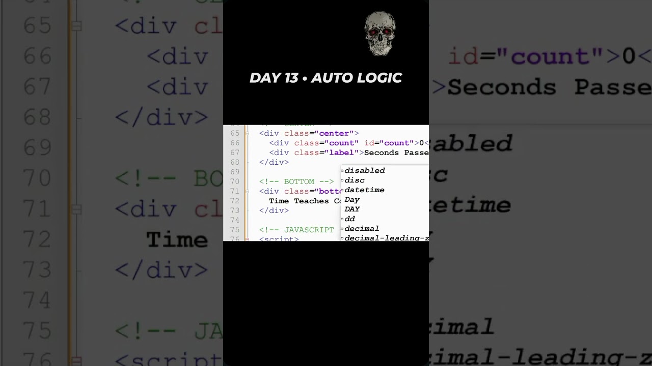 DAY 13 | JavaScript timer ⏱️Time-based logic.
