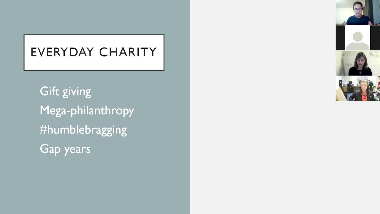 Academic Perspectives Lecture: 'The Good Glow': The Symbolic Power of Charity