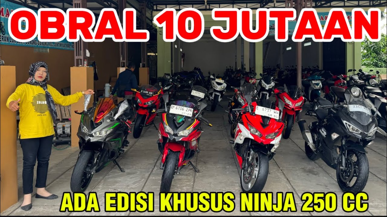 OBRAL 10 JUTAAN ADA EDISI KHUSUS NINJA 250 CC SURAT2 LENGKAP #viralvideo #trending #viral #fyp #fy