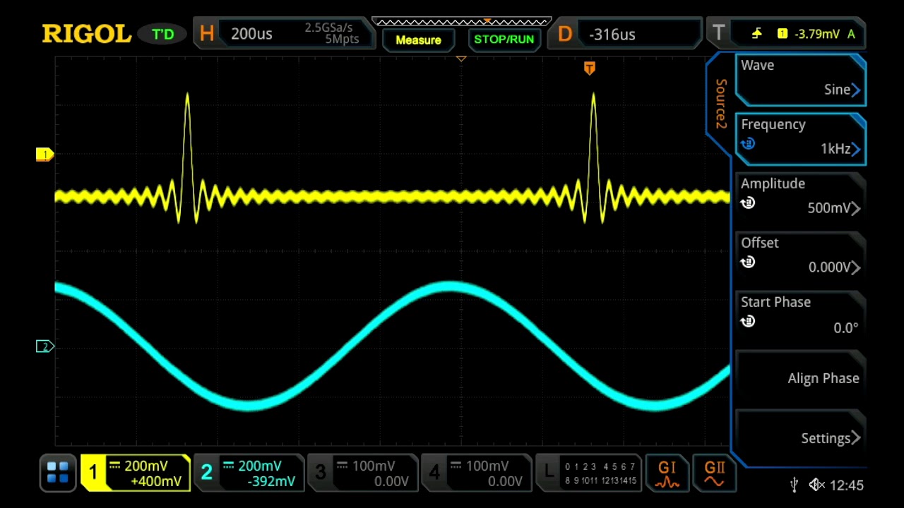 RIGOL MSO5000 Arbitrary Waveform Generator