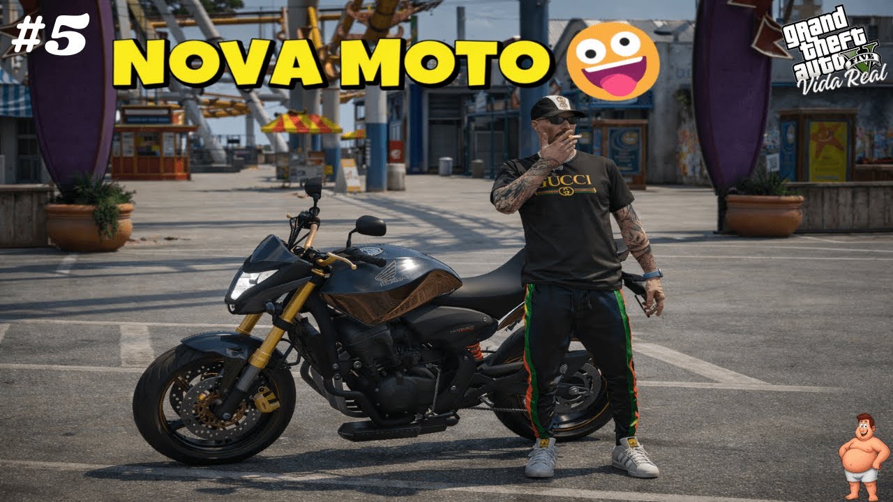 GTA V VIDA REAL #5 | Comprei a minha moto nova!! 600cc 🤪🔥