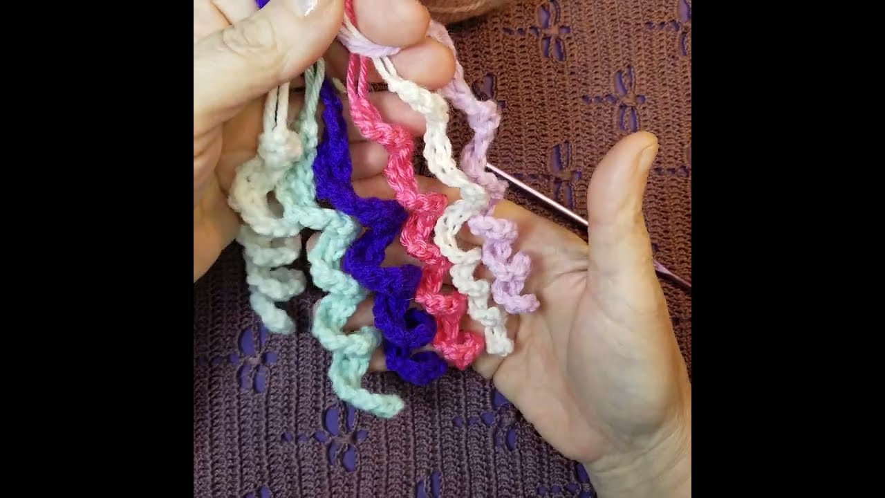 How To Crochet A Curly Cue Spiral Twirly - Fun And Easy!