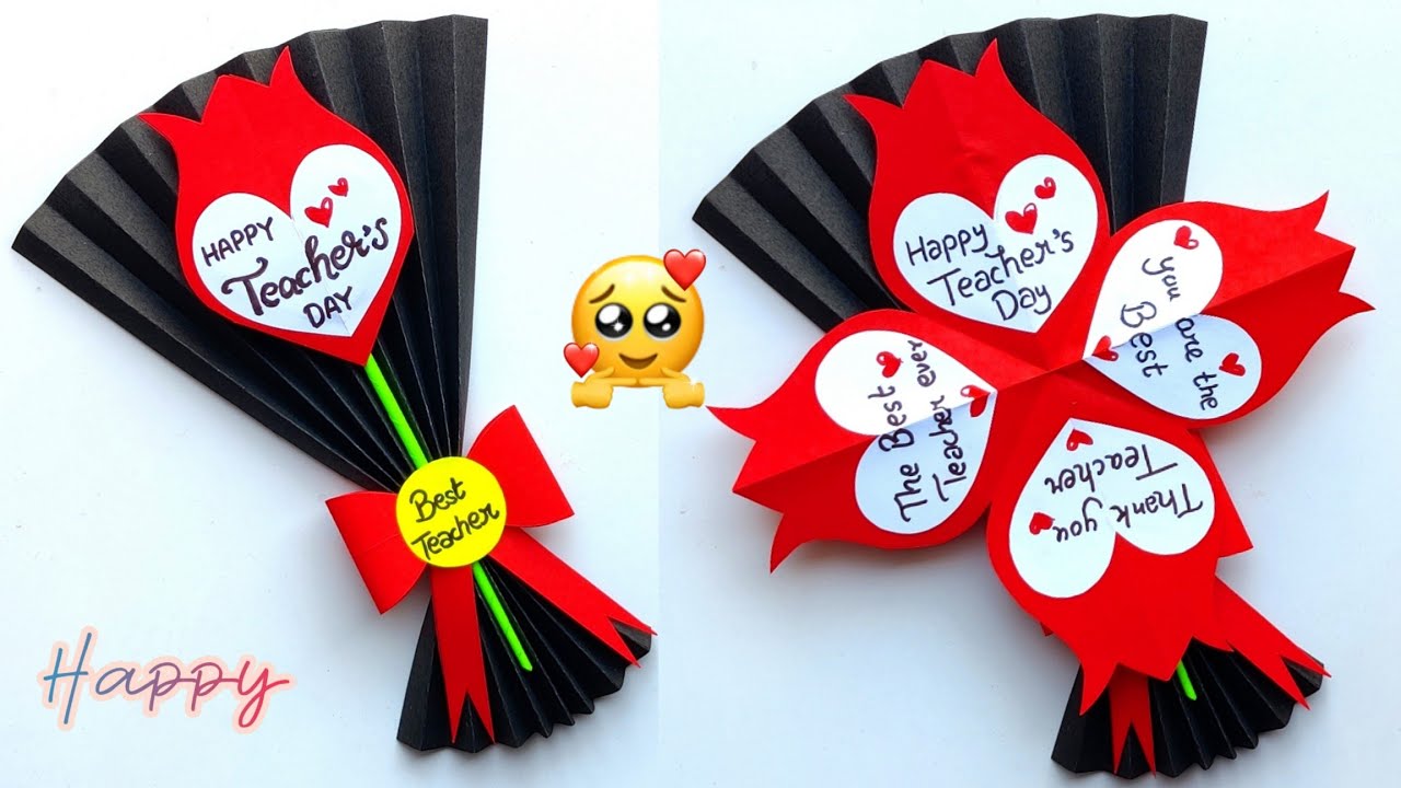 DIY Happy Teacher's day card ideas 2025 / Teacher's day gift ideas easy handmade