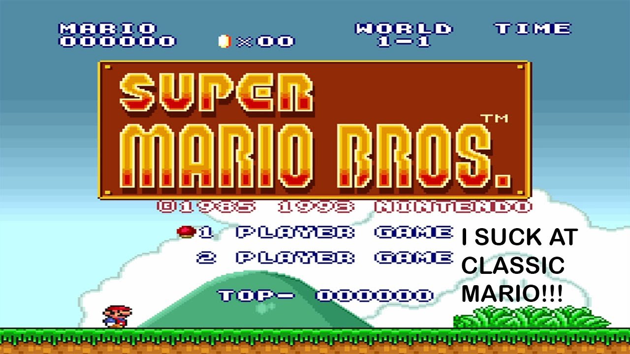I SUPER suck at Super Mario Bros