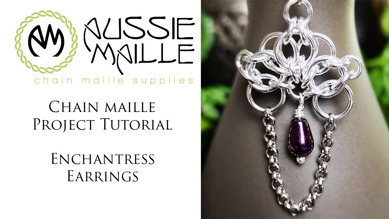 Chain Maille Tutorial - Enchantress Earrings