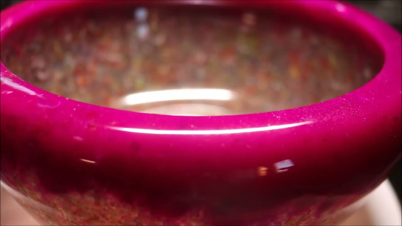 Recycling Colored Resin Shavings
