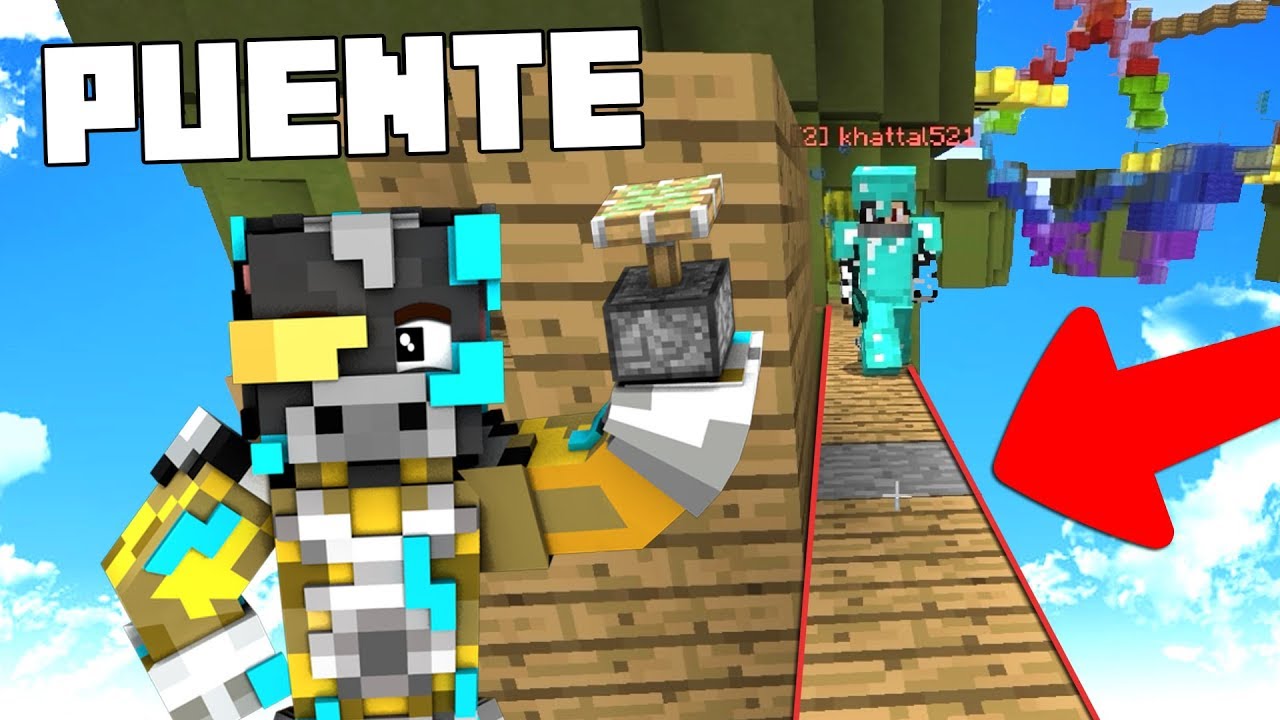 PUENTE SECRETO EN SKYWARS PARA MINECRAFT TROLL