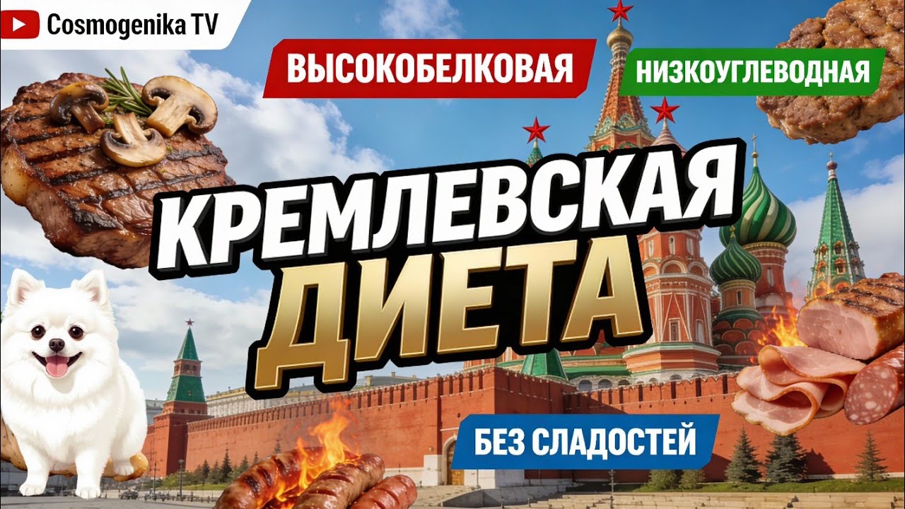 Кремлевская диета.Можно ли есть свои любимые котлетки и худеть... #диета #кремлёвскаядиета #здоровье