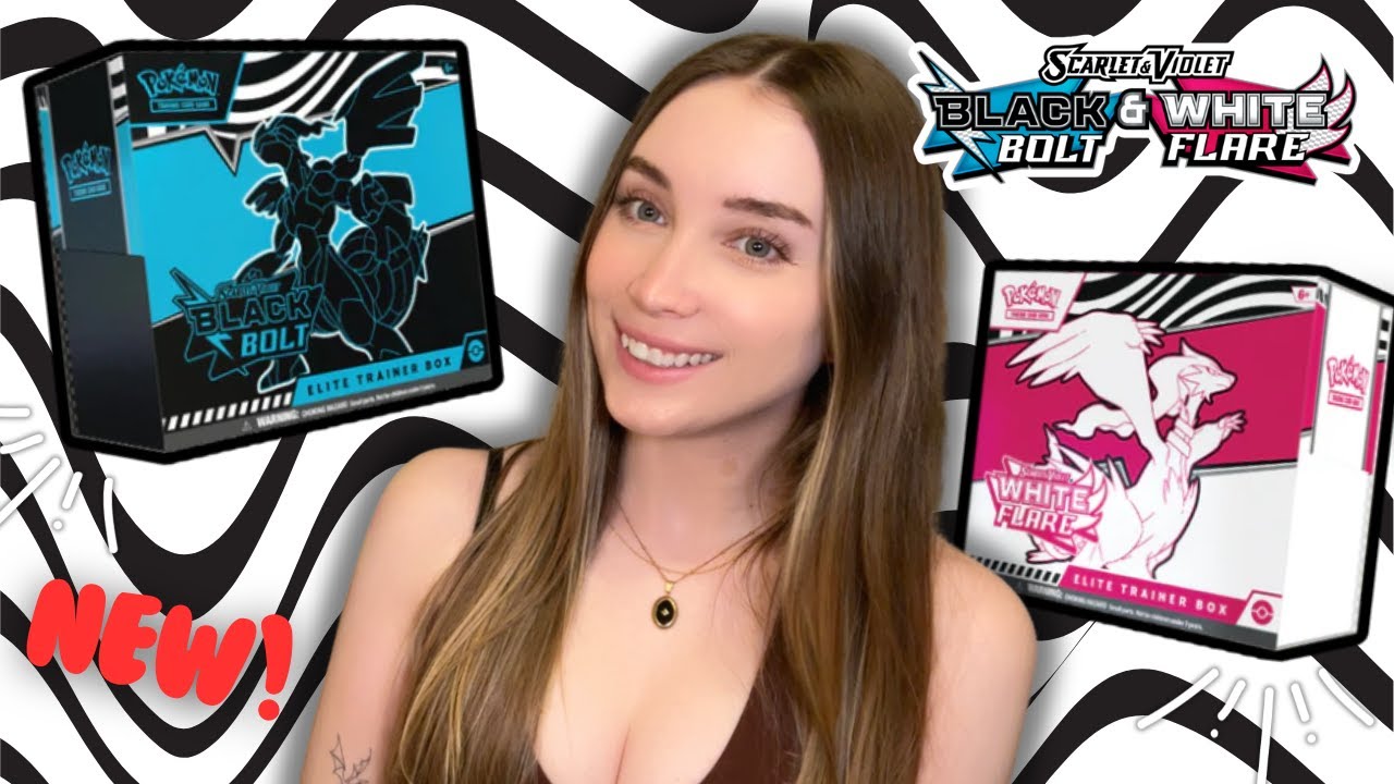 Opening NEW Black Bolt & White Flare ETBs (Pokemon pack opening)