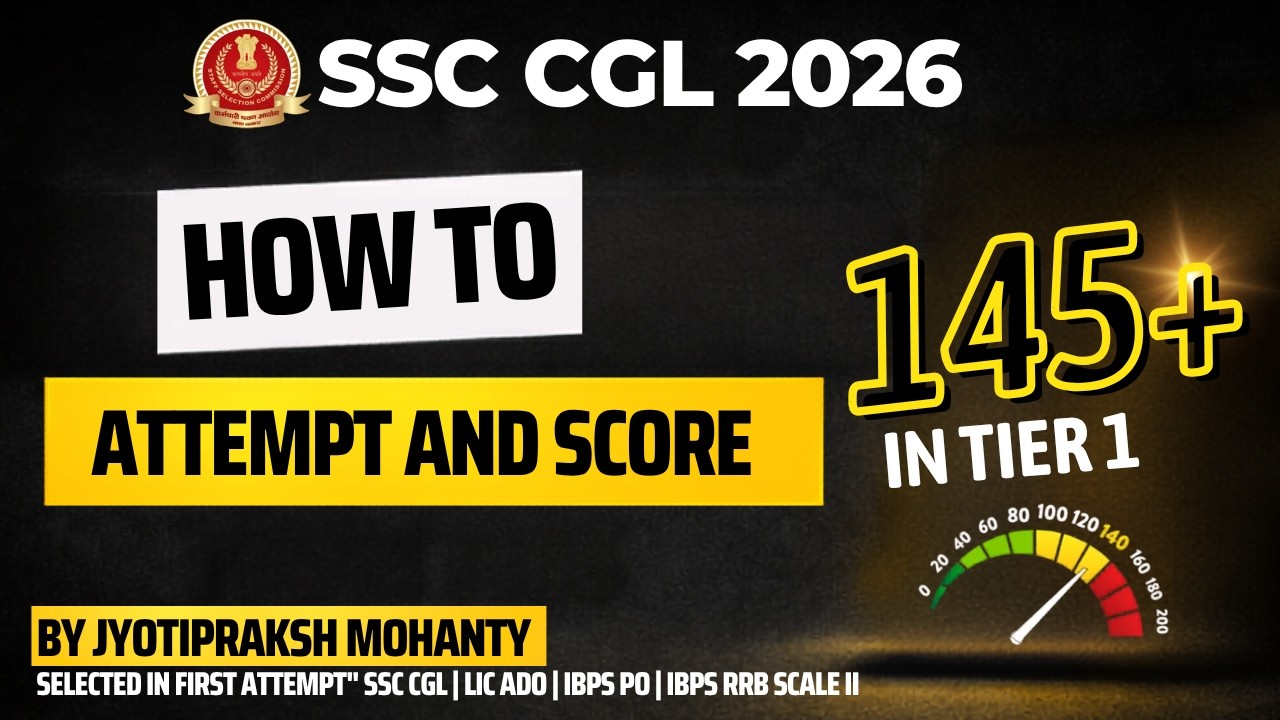The 145+ Blueprint: How to Attempt SSC CGL 2026 (Mock Test Strategy) I Simplicrack