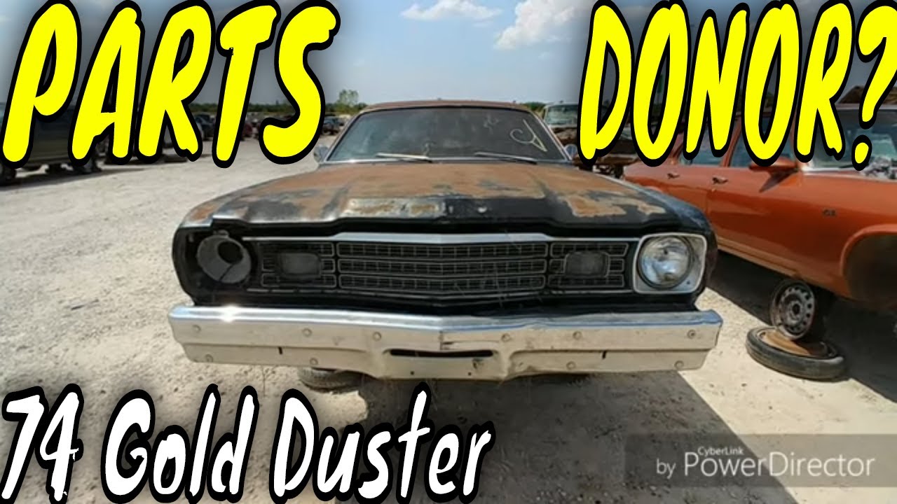1974 Plymouth Gold Duster Junkyard Find