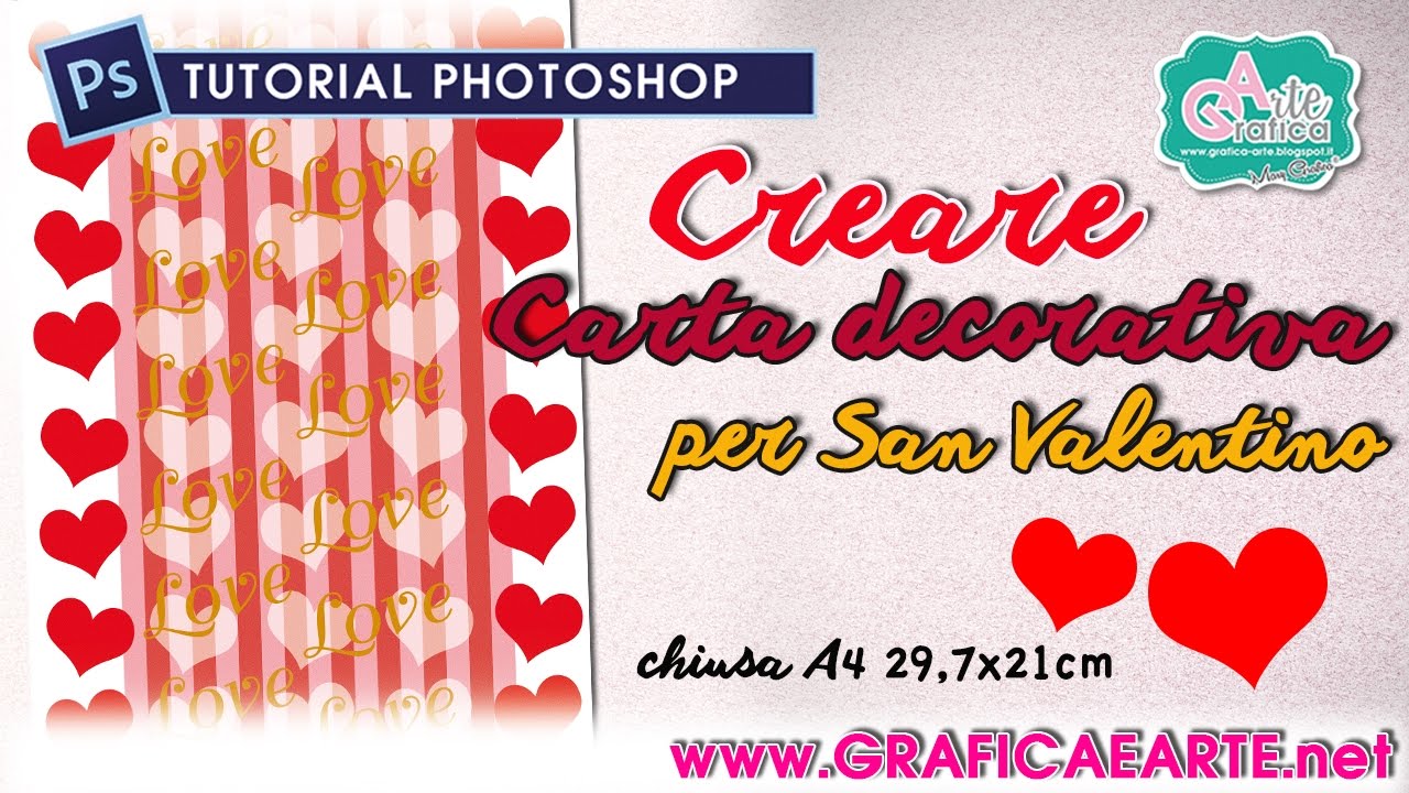 #IDEE X EVENTI carta decorativa SAN VALENTINO - Tut. Photoshop 149