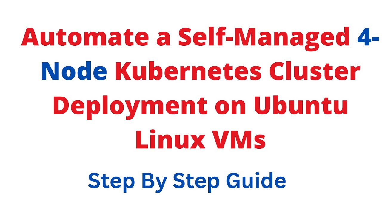 How To Automate The Deployment of Kubernetes Cluster (Self-Managed) Using Terraform & Ansible