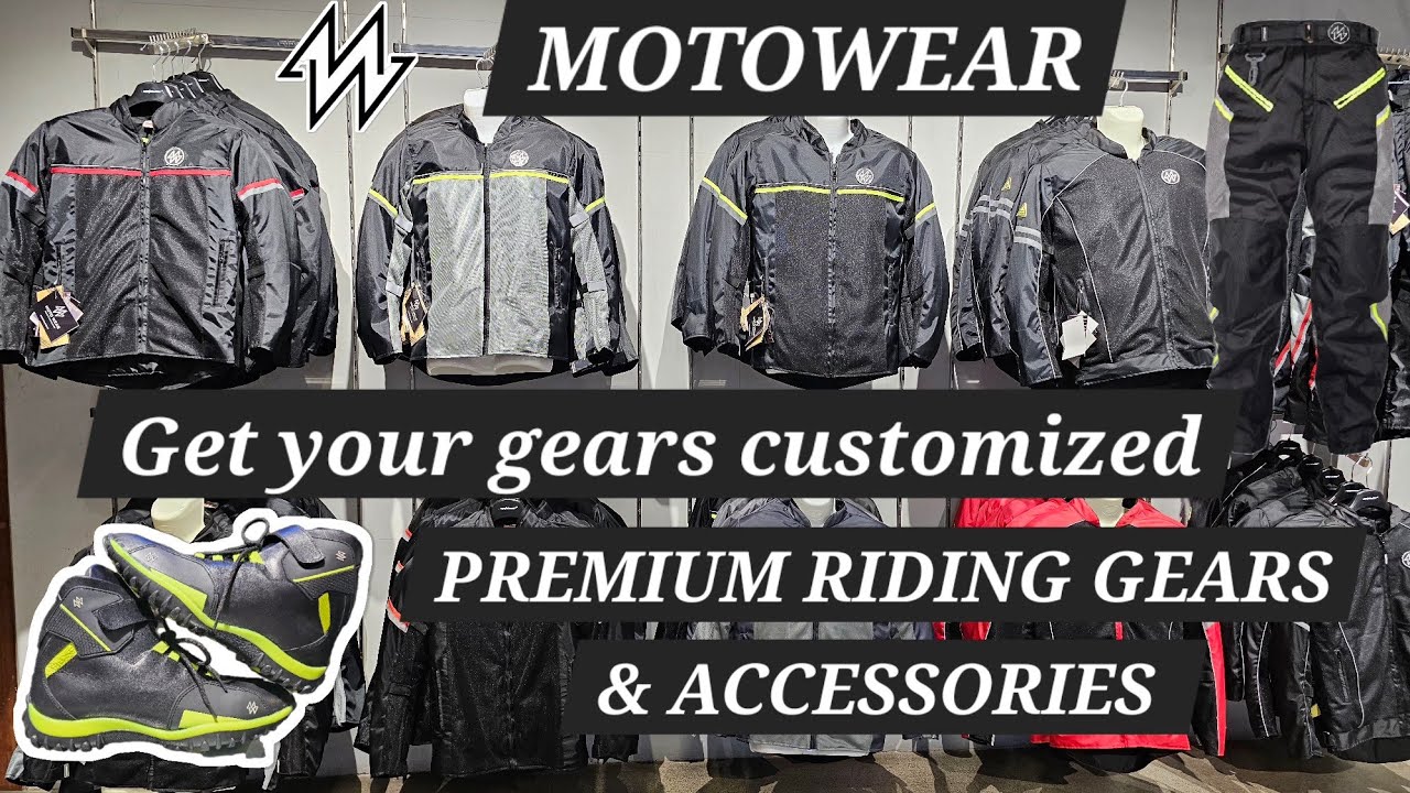 LARGEST COLLECTION OF RIDING JACKETS & ACCESSORIES - MOTOWEAR BANGALORE