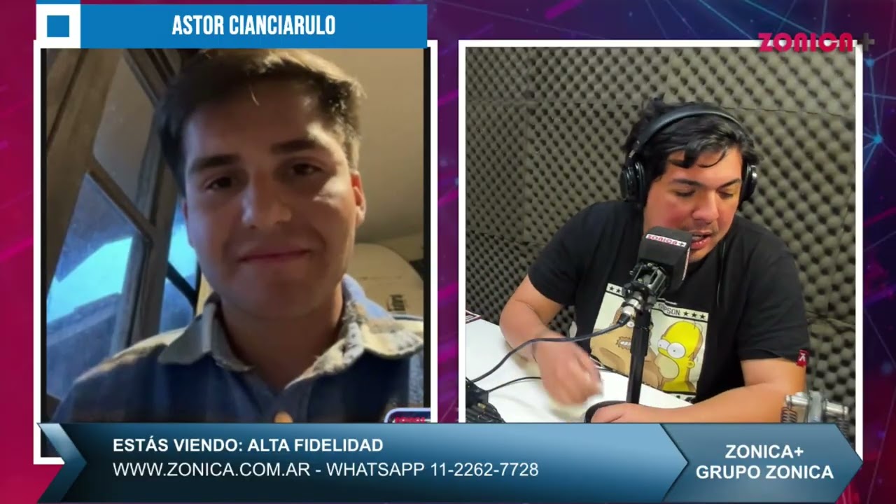 ENTREVISTA A ASTOR CIANCIARULO| LOS FABULOSOS CADILLACS| ALTA FIDELIDAD 8/8/25