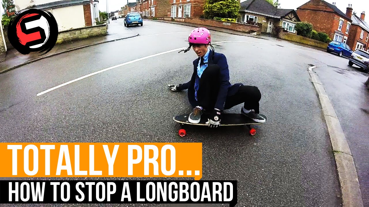 Spirit's Totally Professional: How to Stop a Longboard [60 FPS]