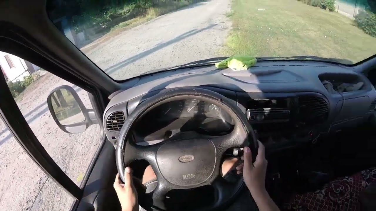 2000 FORD Transit 2.5 D - POV test drive