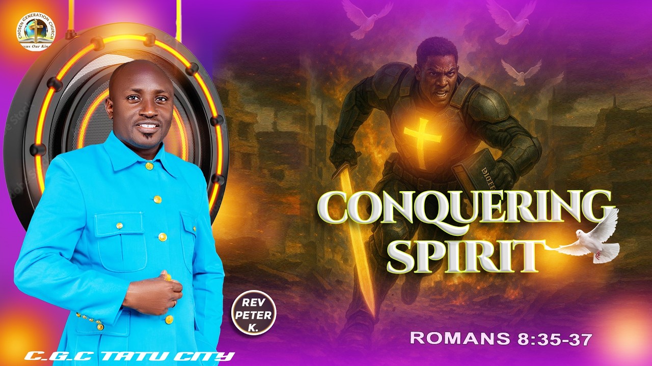 CONQUERING SPIRIT || ROMANS 8:35-37 || WITH REV PETER KARIUKI