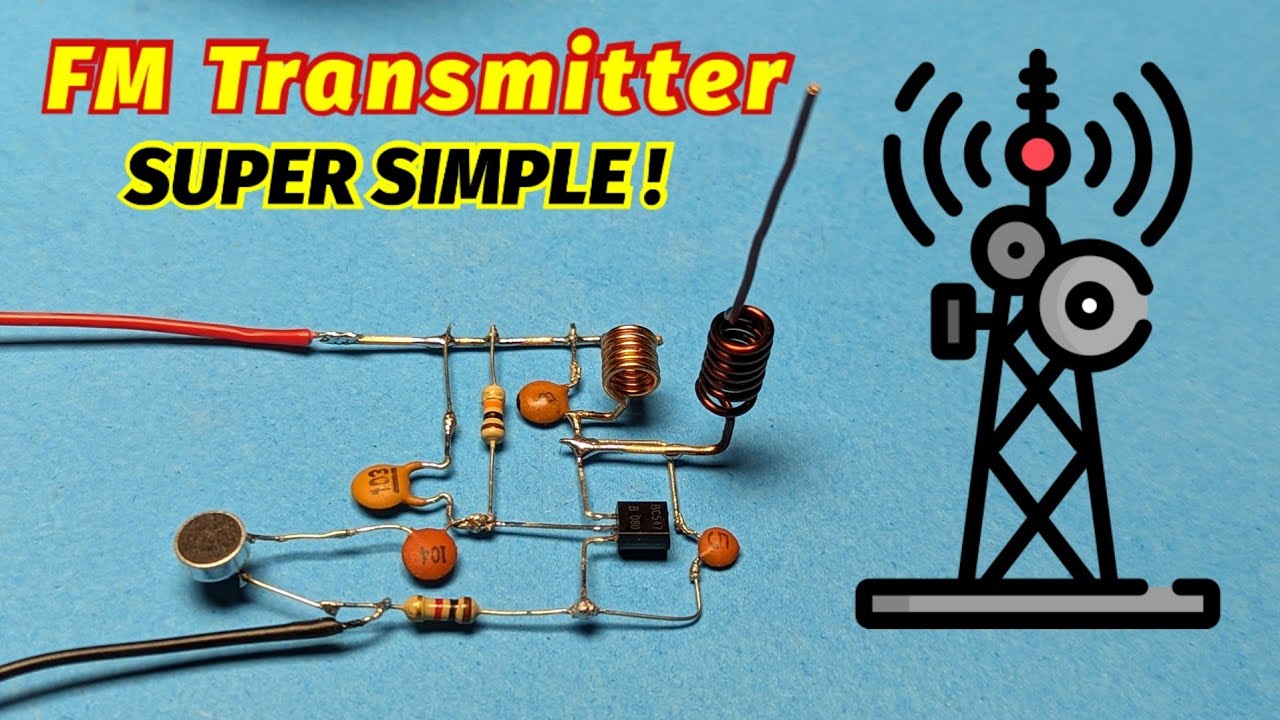 DIY Super Simple FM Transmitter | BC547 FM Transmitter | DIY FM Transmitter Circuit