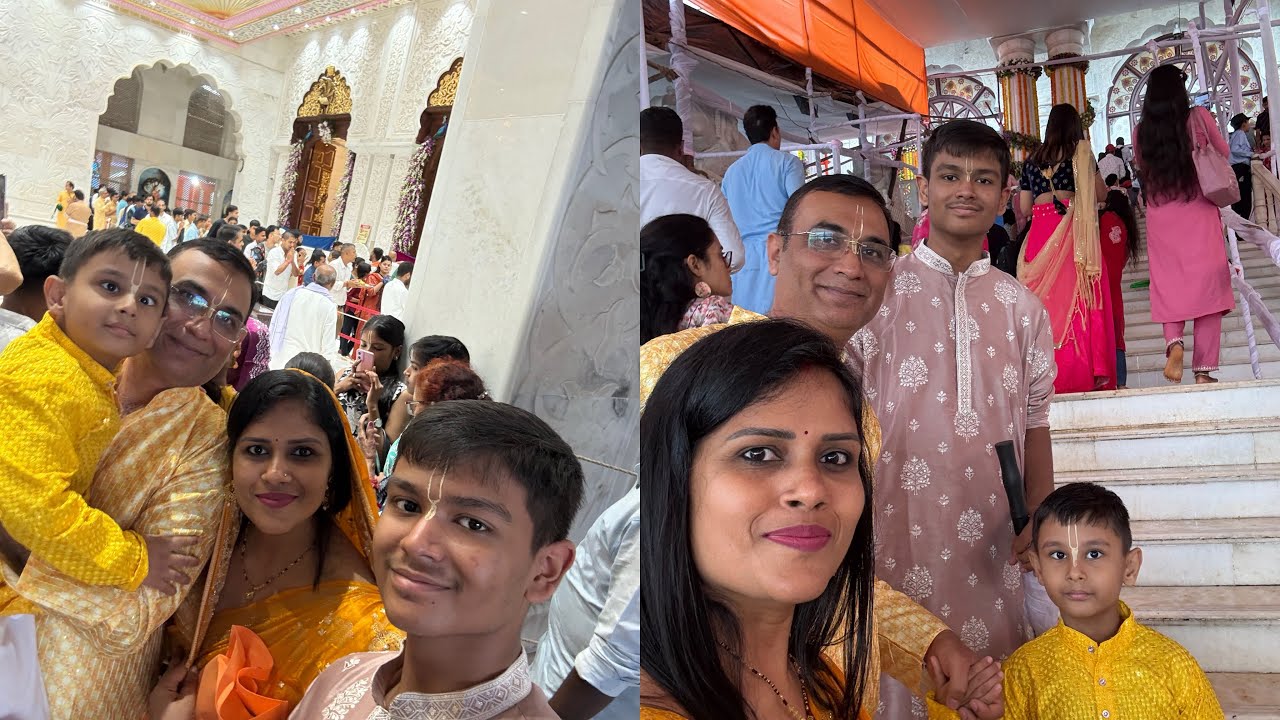Janmashtami vlog❤️ #trending #isckon #janmashtami 