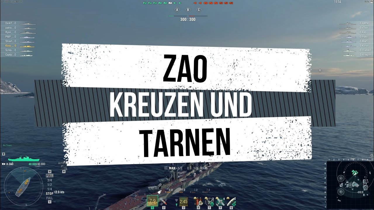 World of Warships | Zao im Ranked | Kreuzen bis der Arzt kommt! | Kommentiertes Gameplay