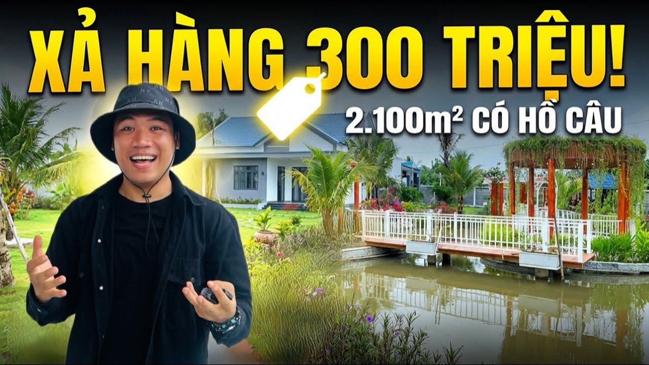 Nhà Vườn Long An 2.100m² GIẢM 300 Triệu | Gần TP.HCM – Chỉ Còn 8,9 Tỷ