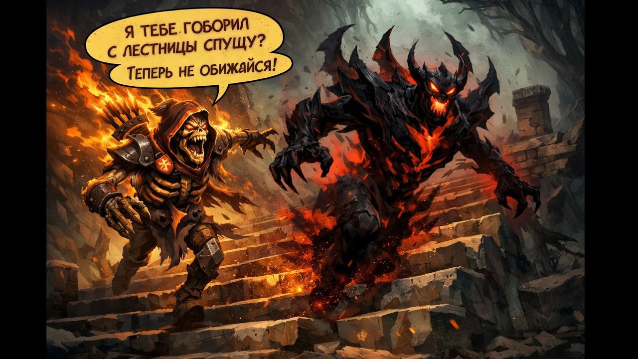Cоло игра на керри за Clinkz от V12! Dota2