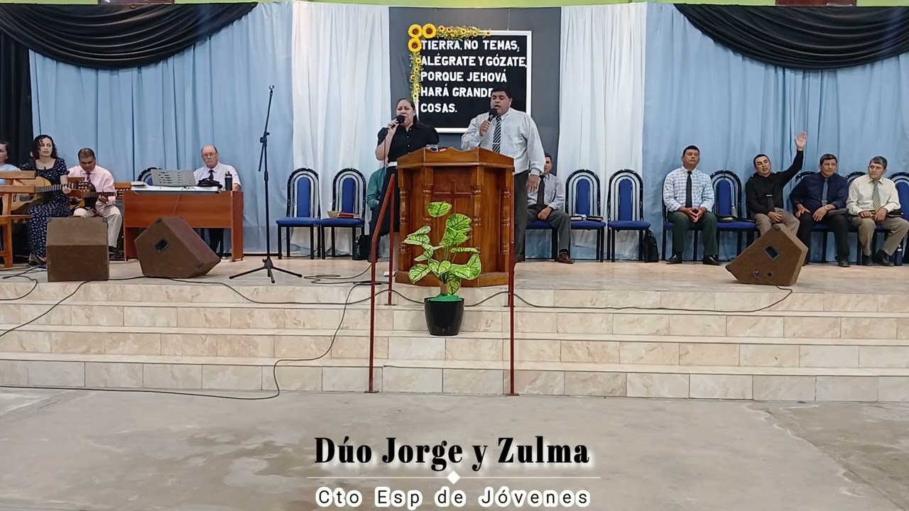 Dúo Jorge y Zulma - ICCE - B° S. Antonio (Charata Chaco) - Culto especial de Jovenes (2da Noche)🎶