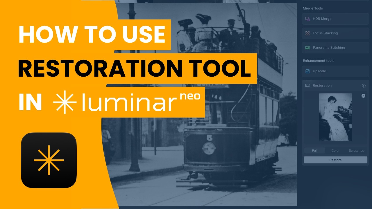 How to use Restoration Tool in Luminar NEO