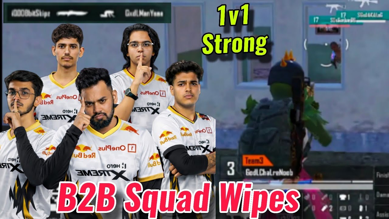Jonathan Back 💯Godl Aggression B2B Squad Wipes 😮Zinda Pan Manya 😧| Grinding For BGIS R4😳