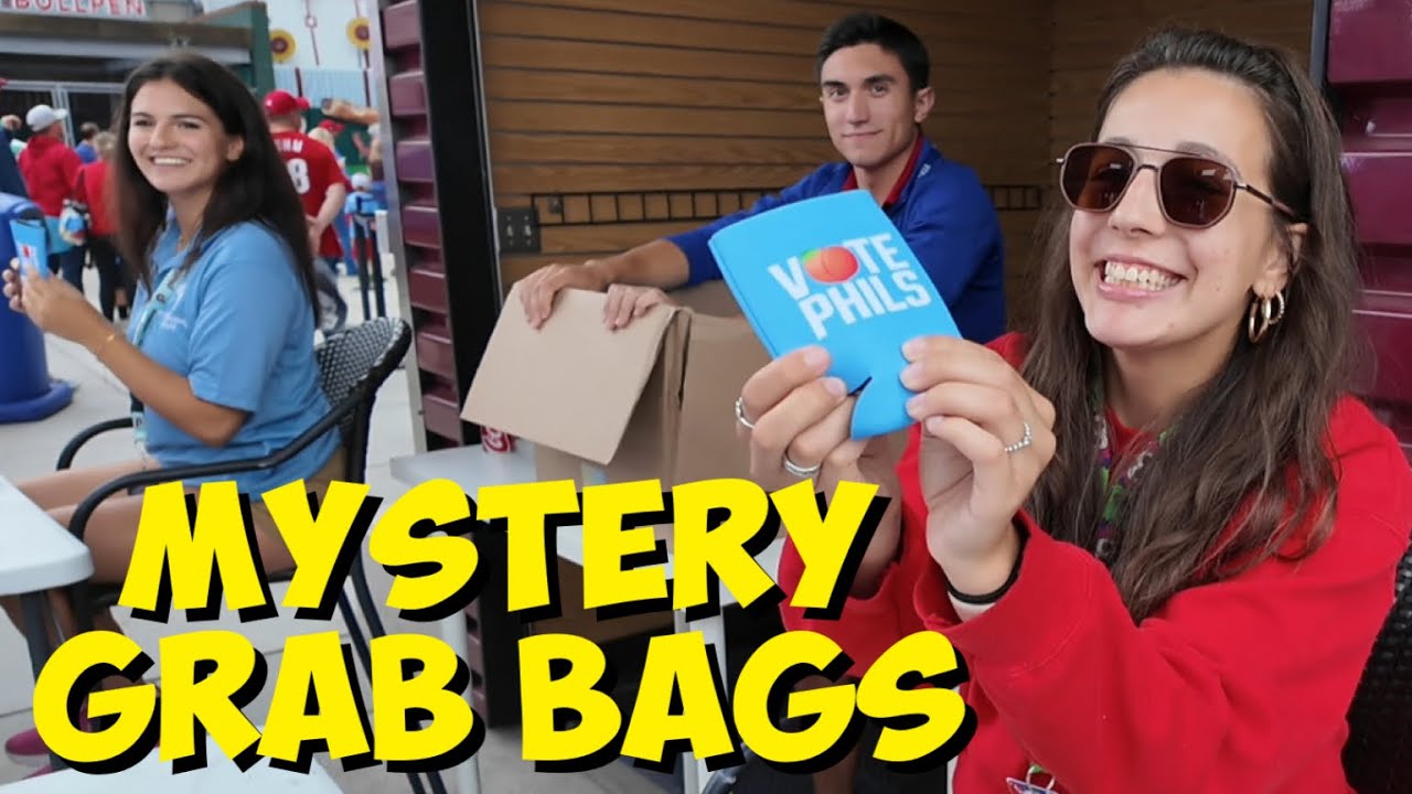 PHILLIES BEAT CUBS IN EXTRA INNINGS - MYSTERY GRAB BAG NIGHT!
