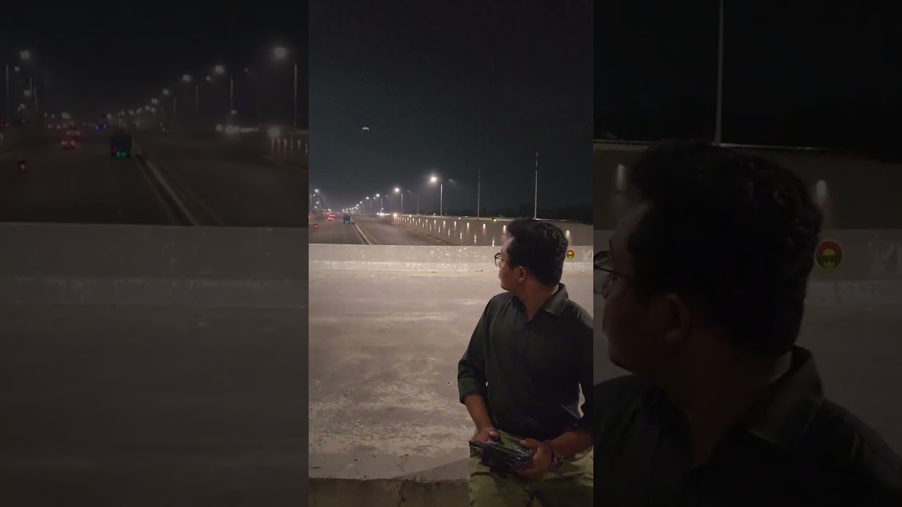 DJI Mini 2 SE Night Flight Test ✨ #dji #djimini2se #drone #dronevideo #dronelife