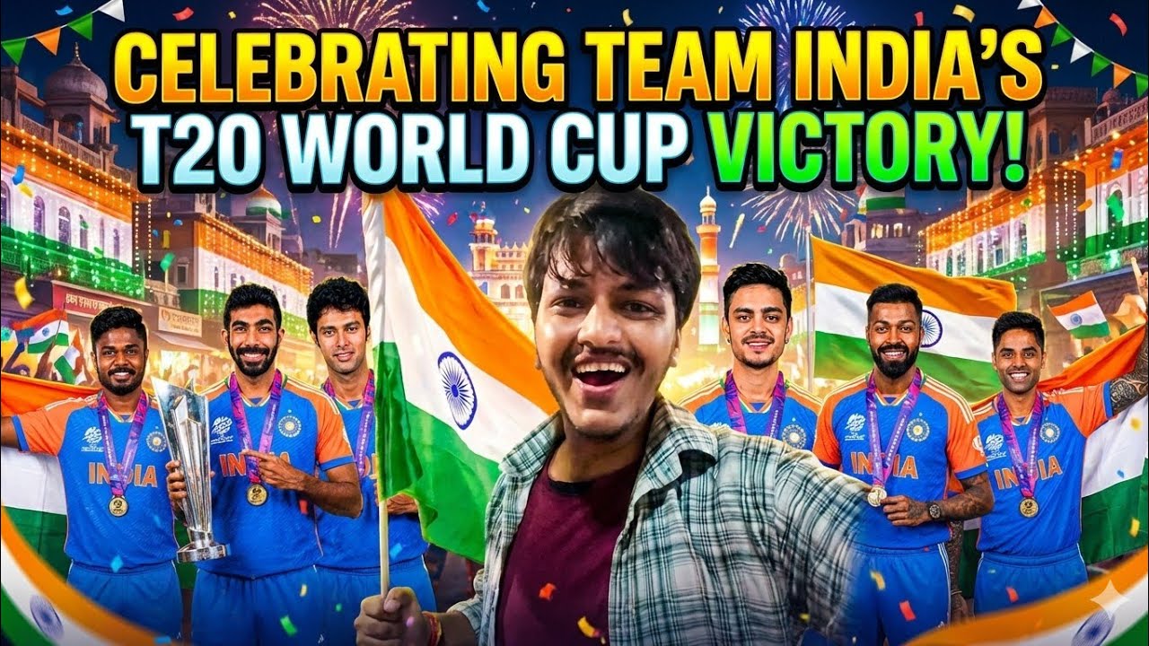 Team India World Cup 2026 Victory Celebration| Team India won 3rd T20 World Cup 😭 | Vlog 