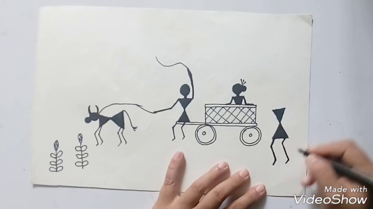 How to make warli painting