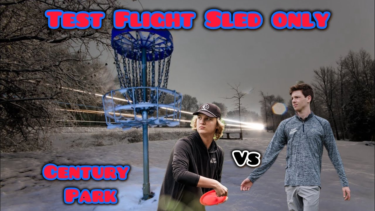 Test Flight Sled Battle at Century Park feat. Evan Scott | Ryan Monn Disc Golf 