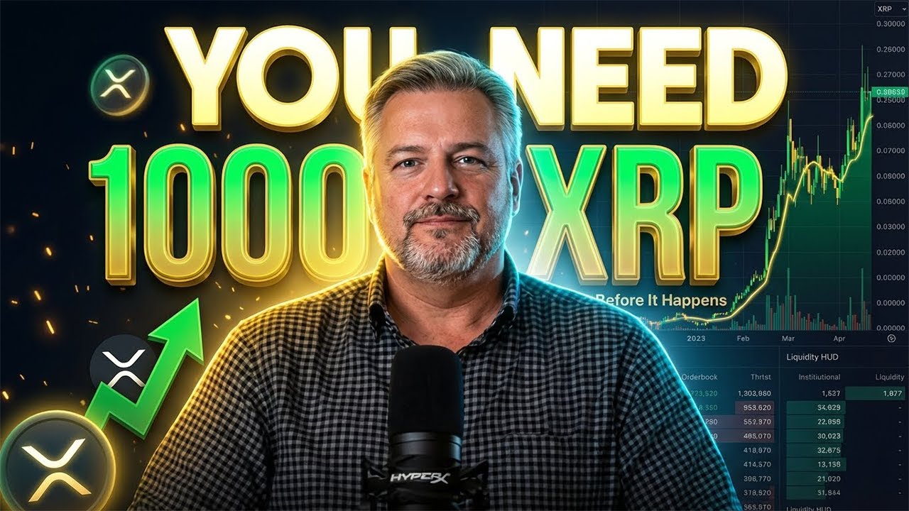 YOU NEED 1000 XRP IN 2026!  YOU WILL BE LEFT BEHIND!