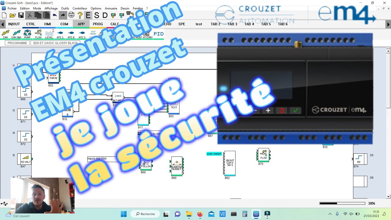 Em4 Crouzet, l'automatisation s&eacute;curis&eacute;e et abordable pour TOUS !!!!