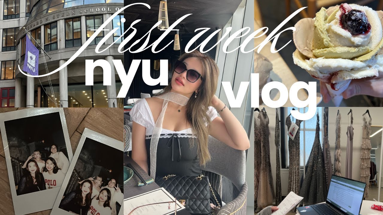 NYC VLOG | first day of school at NYU, college life updates, grwm // cuộc sống du học sinh Mỹ