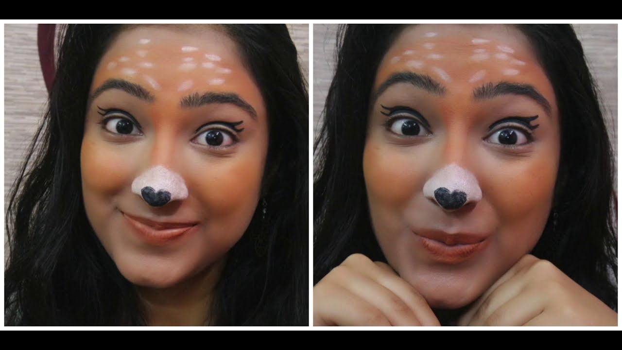 DEER COSTUME - SNAPCHAT FILTER MAKEUP | SUPERMAKEUPATTITUDE1