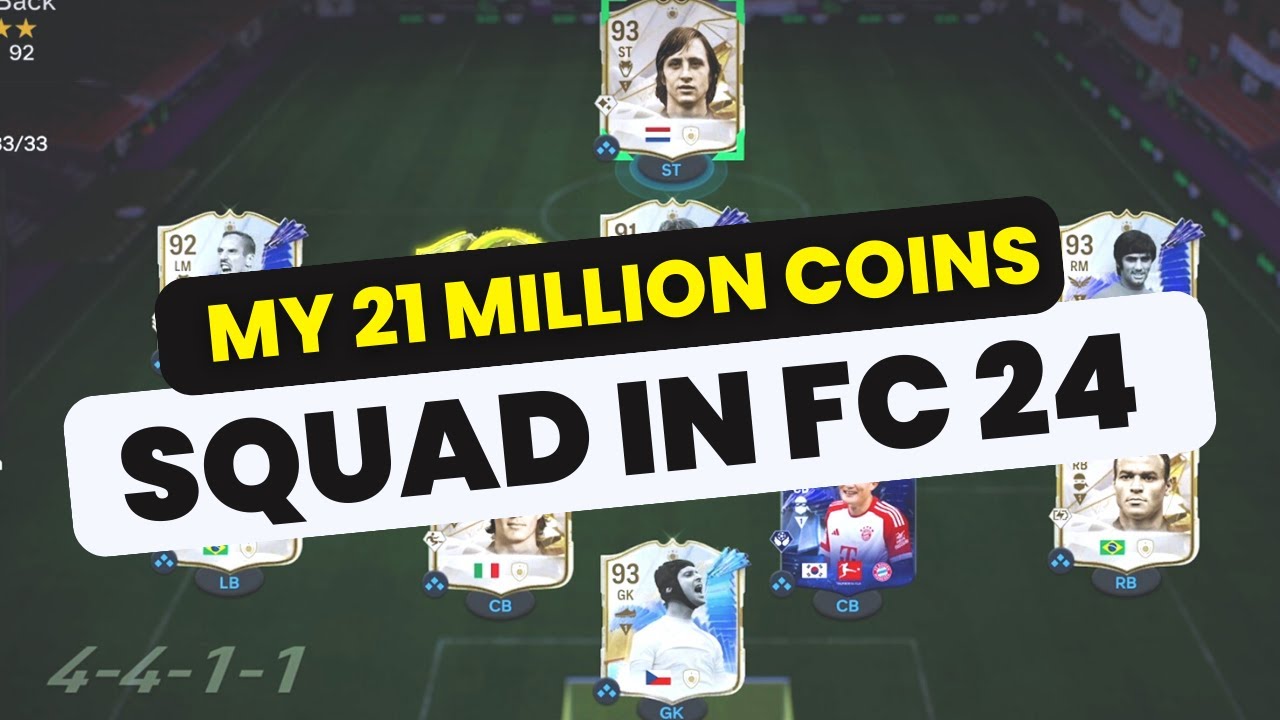 My 21 Million Coin Squad Reveal in EA FC 24