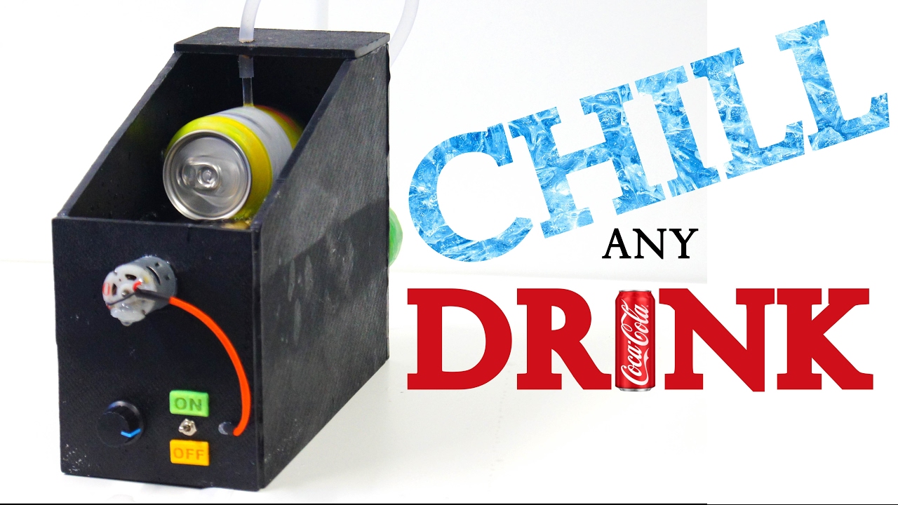 Instant Drink Chiller - How to Make a Cooling Machine