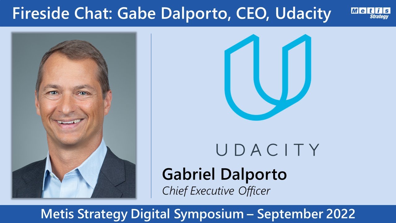 Training the Workforce of the Future with Udacity CEO Gabe Dalporto | Technovation 698