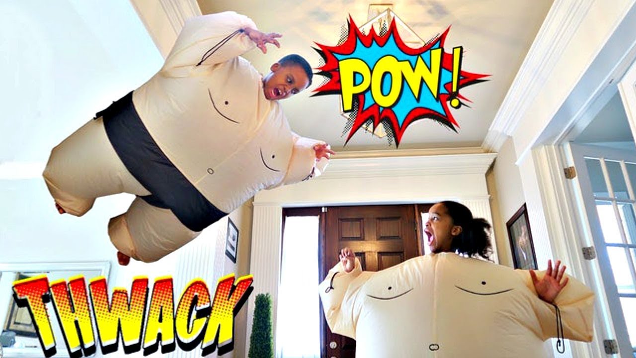 IGNORING My BROTHER For 24 Hours In SUMO SUIT! - Shasha and Shiloh - Onyx Kids