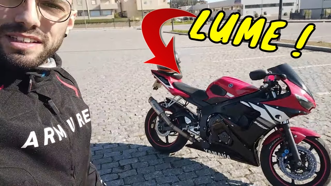 FUI DAR LUME NA MITICA YAMAHA R6 !