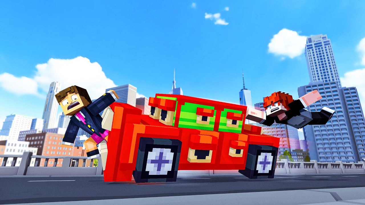 CAR EATER ME ATACOU NO MINECRAFT !! AVENTURA COM MONSTROS